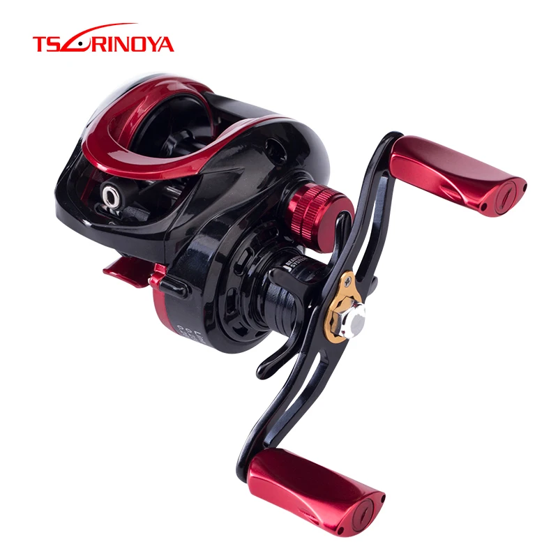 

TSURINOYA XF-150 195g Bait casting Fishing Gear Ratio 6.6:1 Darg 4kg 9+1BB Aluminum alloy Spool Fishing Lure Reel