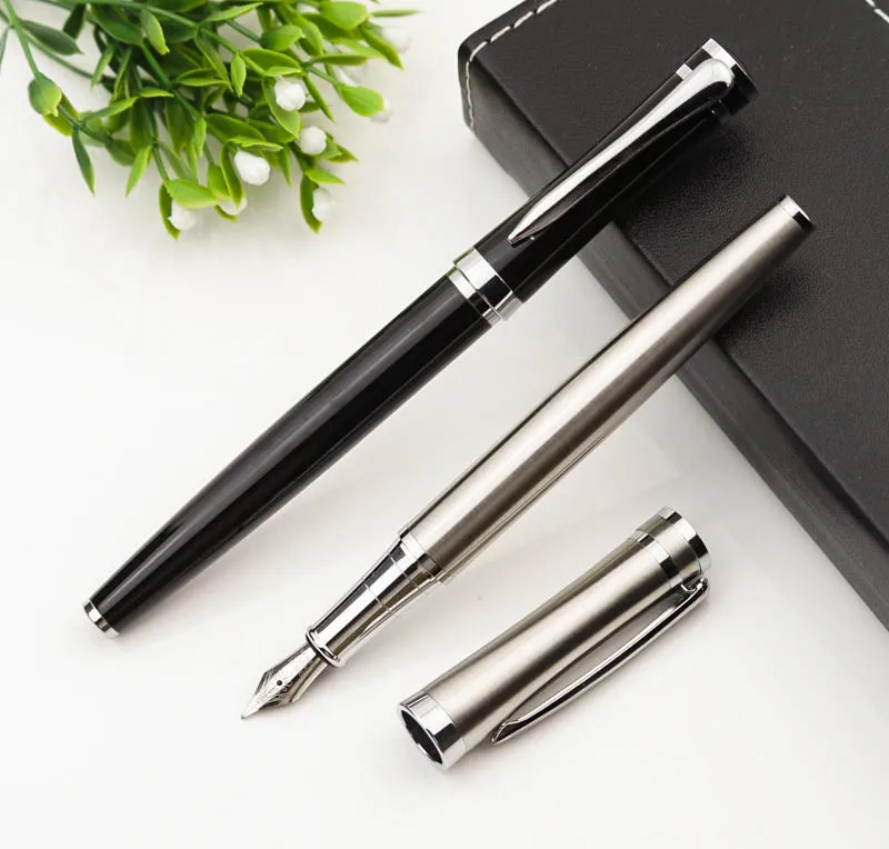 

High Quality Iraurita Fountain Pen Full Metal Luxury Pens Caneta Office School Stationery Supplies engrave logo