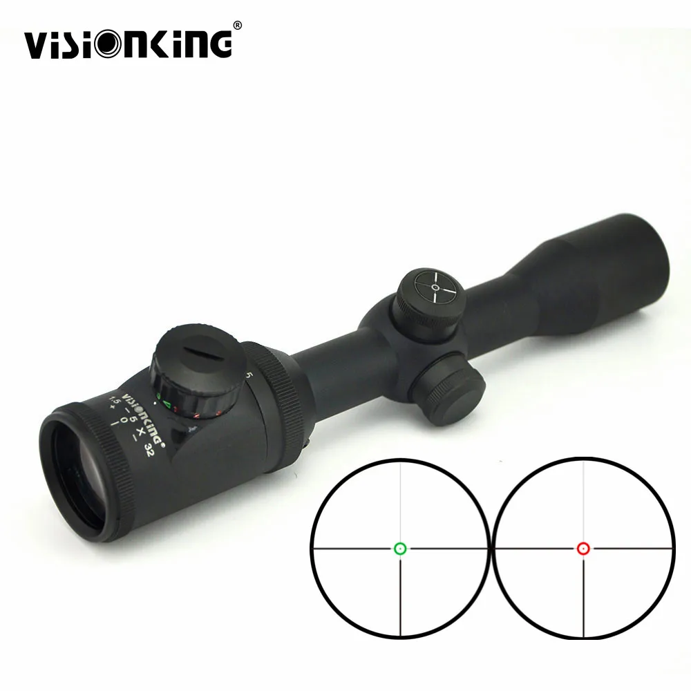 Visionking 1.5 5x32 Gun Hunting Rifle Scopes Glass Mil dot Reticle