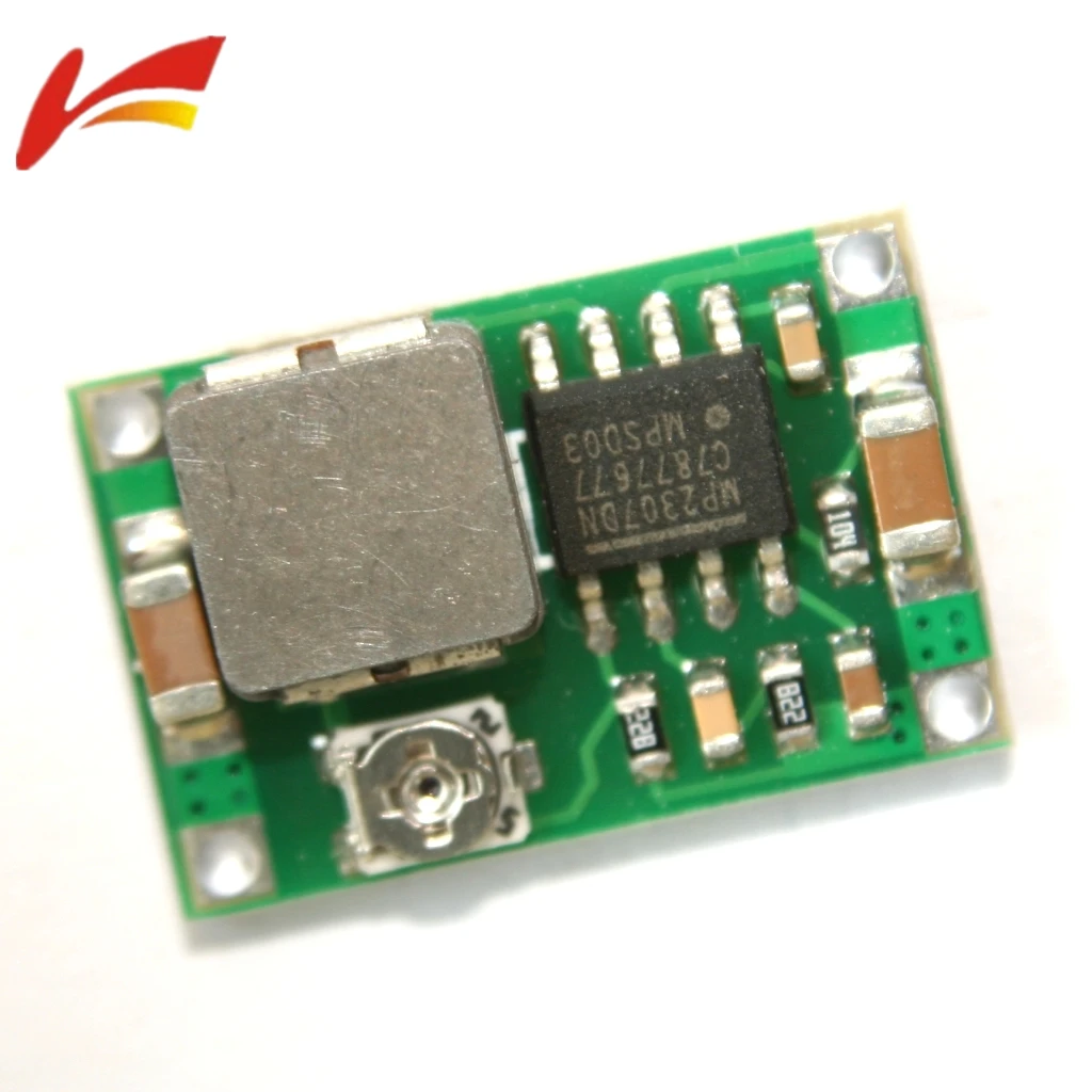 

Mini360 DC-DC Buck Converter Step Down Module 4.75V-23V to 1V-17V 17x11x3.8mm