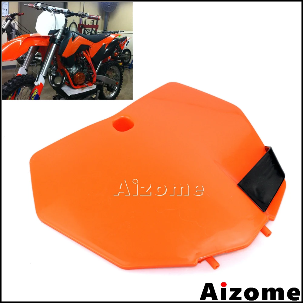 Мотокросс MX оранжевый номерной знак для Enduro EXC SX SXF XCF 125 250 300 350 450 500 530 SXS 85 XCW 2013