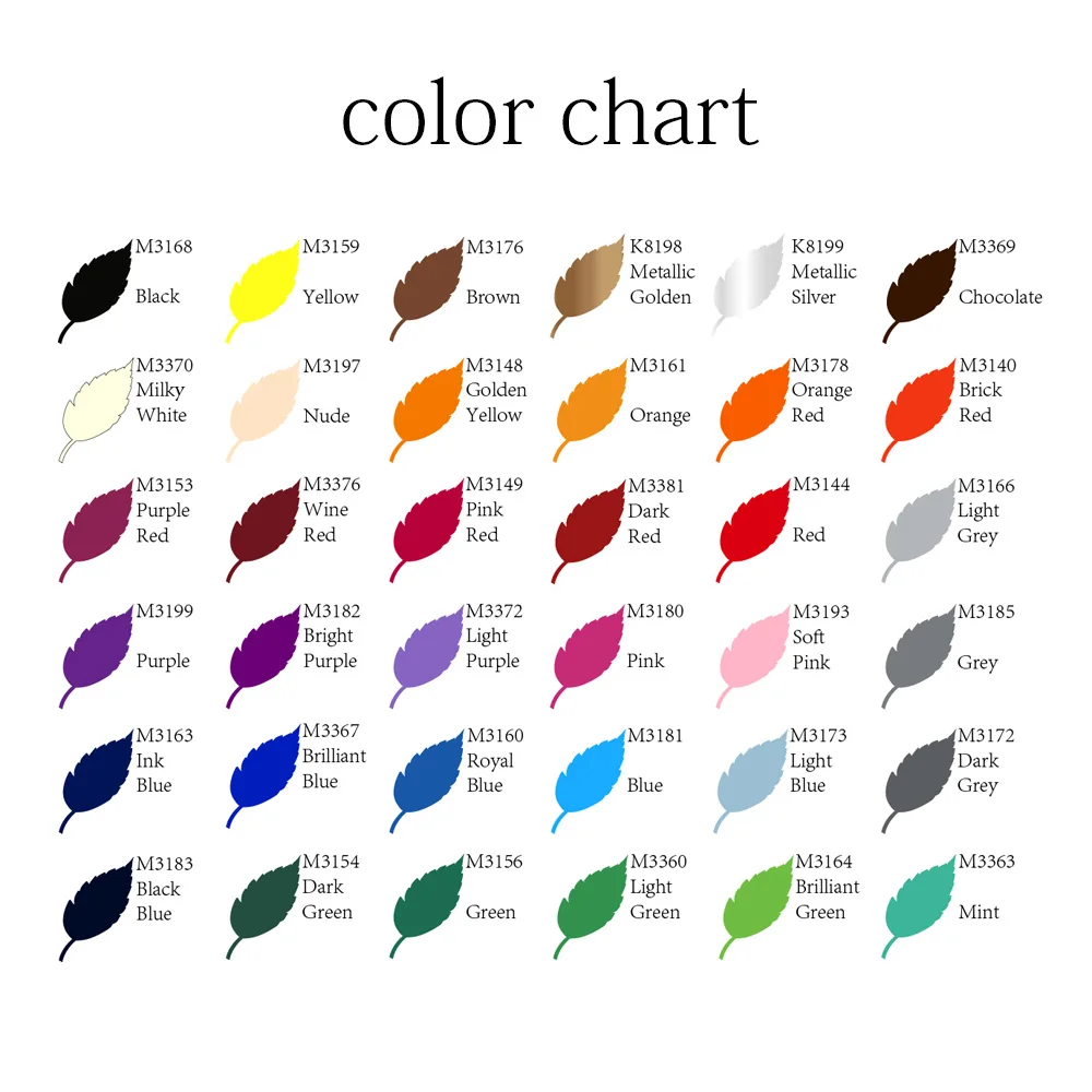color chart 1000 x 1000