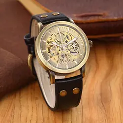 SHENHUA автоматический часы Мужские механические наручные часы Бронзовый подарки montre homme automatique reloj automatico