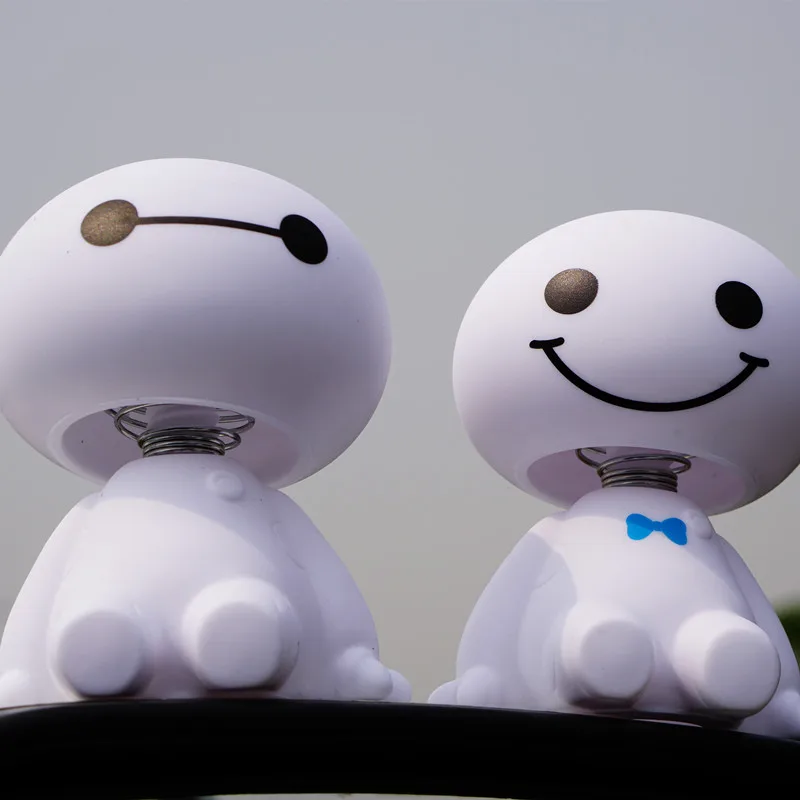 Boblehead Baymax статуэтка Автомобильные украшения милая виброголова игрушки для