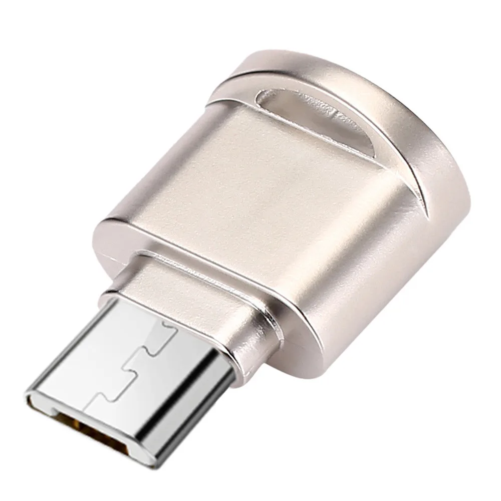 Сплав USB 3,1 Мирко USB Micro SD TF считыватель карт OTG адаптер для Android телефонов 4,19