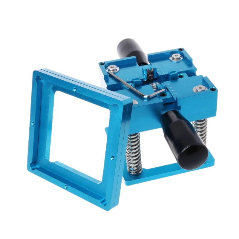 

Hot Sale Blue BGA Reballing Station With Handle For 90mm x 90mm Template Holder Jig