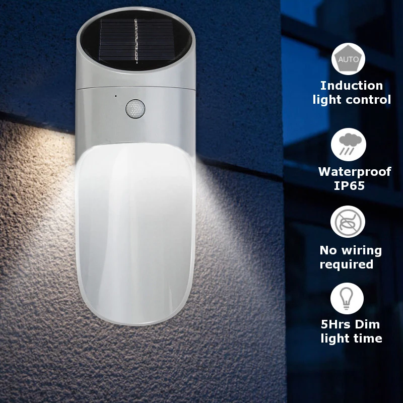 

LED Solar Light Solar Motion Sensor Light Outdoors Garden Light Decoration Fence Stair Pathway Yard Security Solar Lamp