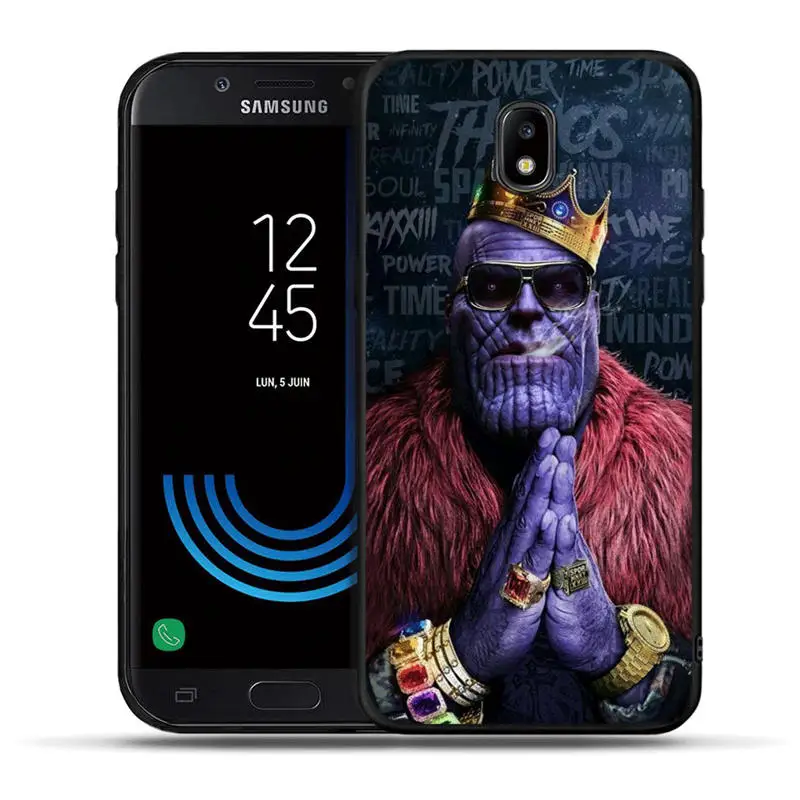 Милый чехол для Samsung Galaxy J3 J5 J7 J2 Prime G530 j4 J6 Plus J530F черный чехол из ТПУ - Цвет: H1218