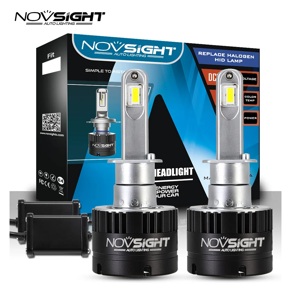 Buy NOVSIGHT High tech super bright car headlight h1 led bulb Car Lights LED