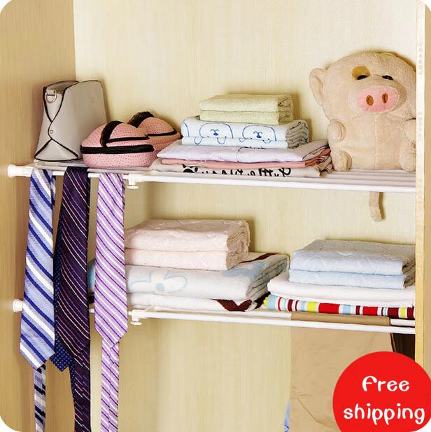 Multifunctional Retractable Wardrobe Diaphragn Organizer Kitchen font b Storage b font font b Rack b font