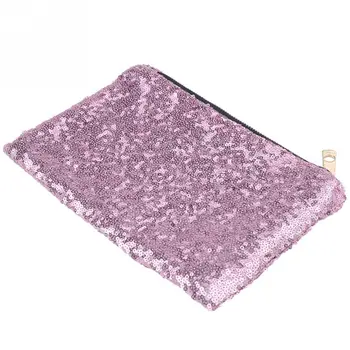 

Sexy Lady Dazzling Cosmetic Bag Sequin Party Toiletry Organizer Makeup Bag Beauty Glitter Storage Bag for Women Fashion