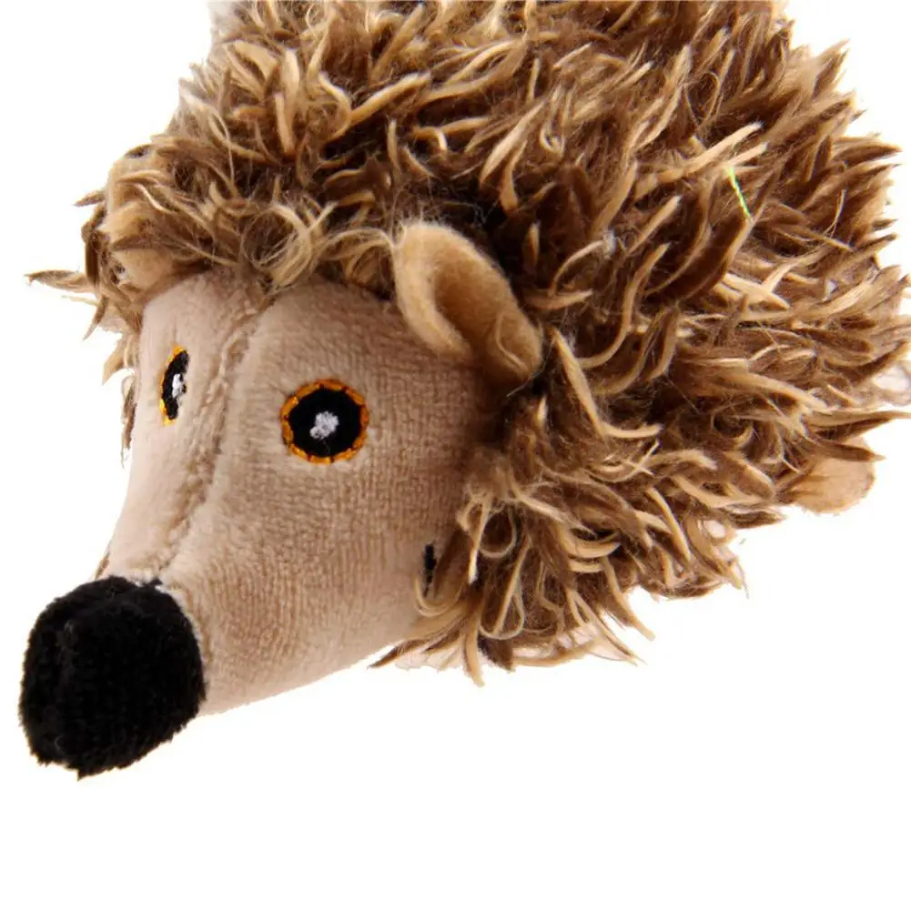 Cat Toy Pet Sounding Interactive Toy Vocal Hedgehog Shaped Plush Doll
