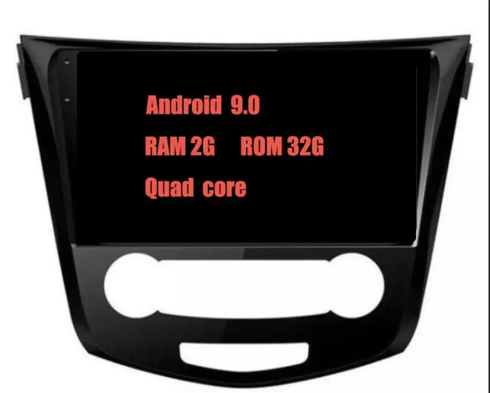10," 8 ядерный Android 10,0 автомобильный dvd-плеер gps навигация для Nissan X-TRAIL Qashqai Dualis Rouge 2013 - Цвет: 9.0 2G-32G 4Core