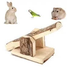 Новая деревянная игрушка для домашних животных Птица хомяк крыса Смешные гнездо качели играть тренироваться платформа дом игрушка