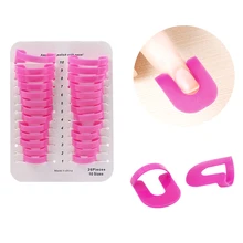 

ZINXIN 26Pcs/Set Overflow Prevention Polish Varnish Protector Holder Finger Tips Cover Shield UV Gel Nail Art Manicure Tools