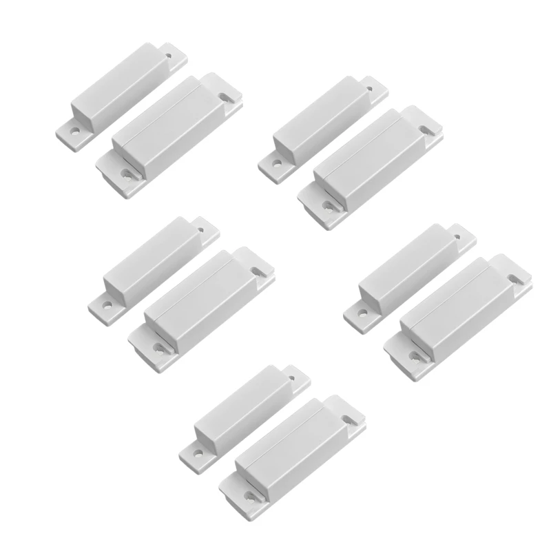 

5PCS/Lot Magnetic Contact Reed Switch Wired Door Window Open Alarm Sensor Switches Normal Closed