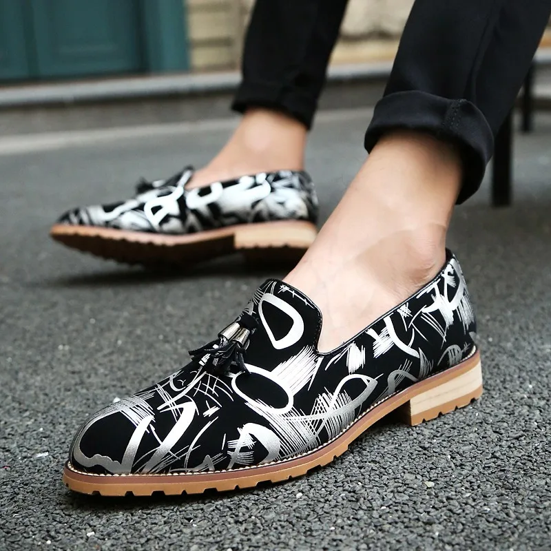 

2018 Men Shoes Luxury Brand Leather Casual Driving Sneakers Men Loafers Moccasins Shoes for Men Flats Cheap