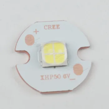 

20W Cree XHP50 White 3000K 4500K 6500K 2546lm@19W Led Emitter Lamp Light 6V/12V On 16MM Copper PCB Board