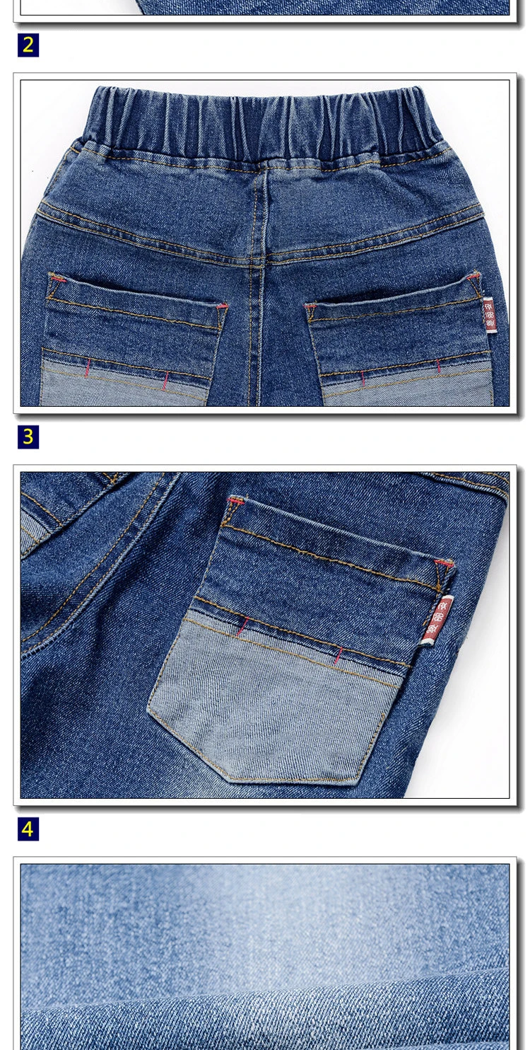 Leisure style Kids Baby boy Girls pants clothing Spongy or jeans 1 Crown 2 Car 3 Letter 4 Jeep Pattern Soft denim trousers  (9)