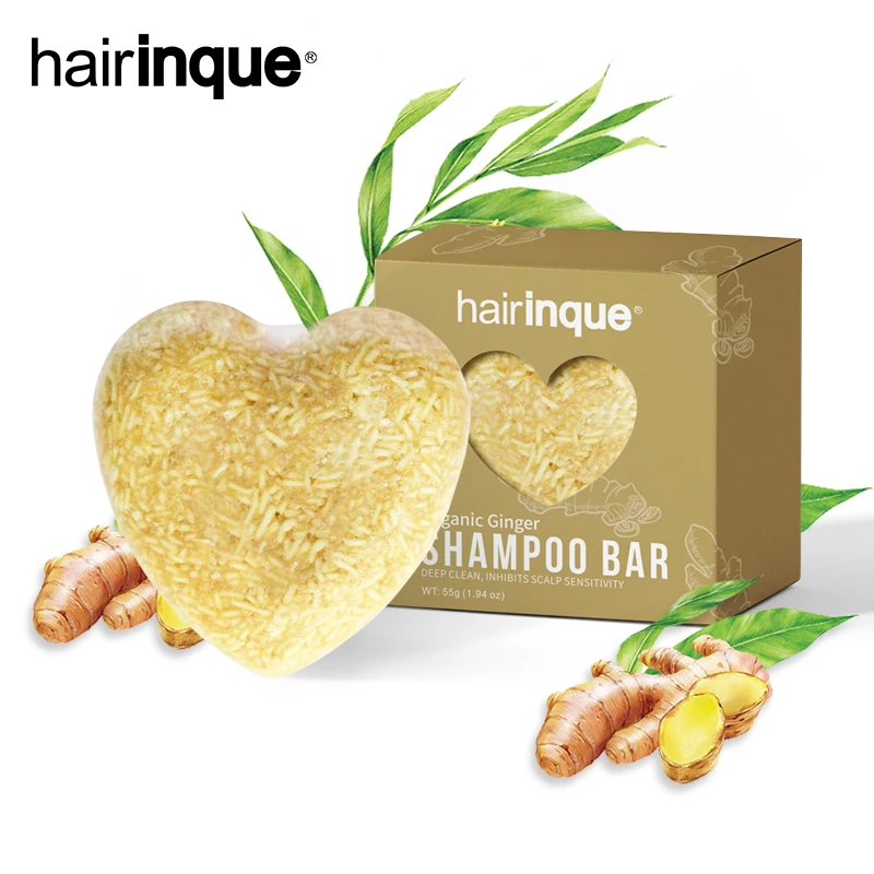 

HAIRINQUE Ginger Shampoo Bar for hair loss shampoo soap natural ingredients No chemicals preservatives shampoo soap hair care