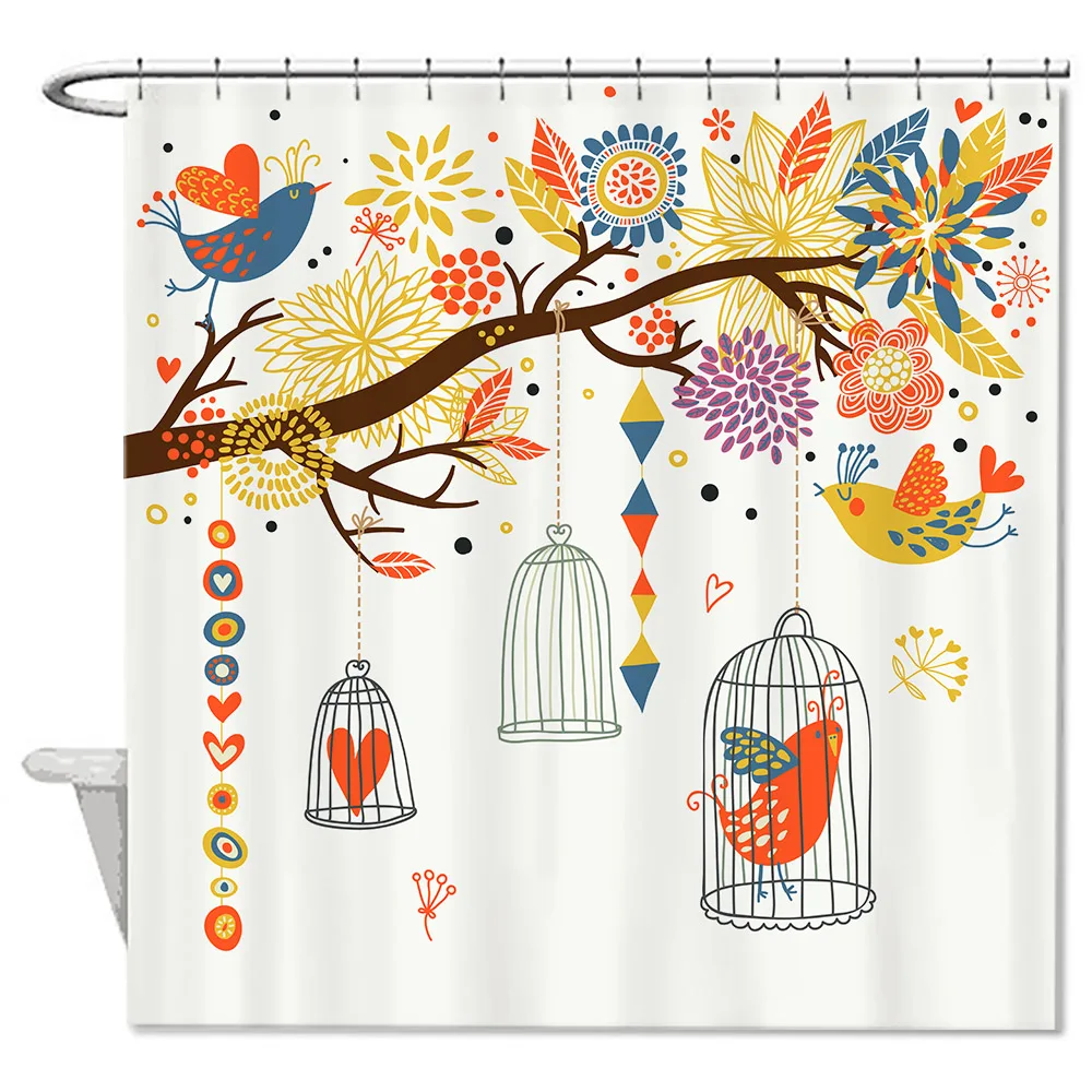 Buy Waterproof Anti bacterial Bathroom Shower Curtain