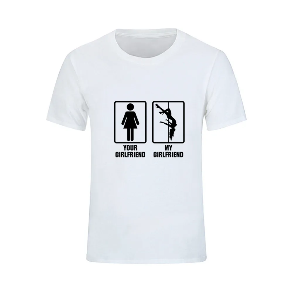 

2018 New Summer 3d Style Different GirlFriend T Shirt Men Casual Short Sleeve Men's Funny 100% Cotton T-shirt back to the future
