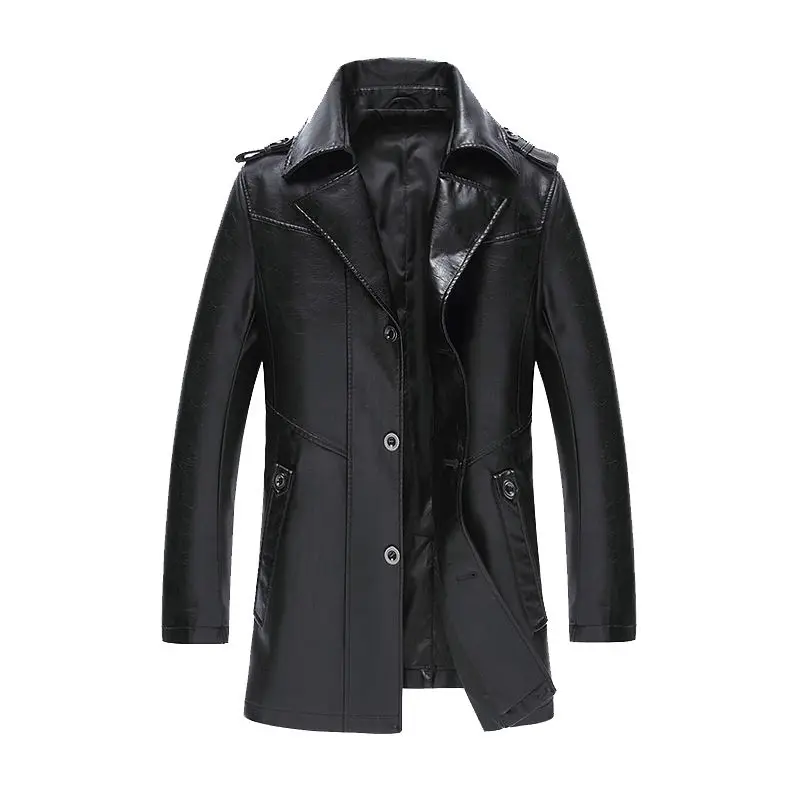 Купить Зимнее Кожаное Пальто Мужское