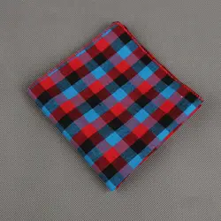 Mantieqingway повседневные полосатые и клетчатые карманные квадратные напечатанные Hankies полотенце для сундуков Брендовые мужские хлопковые
