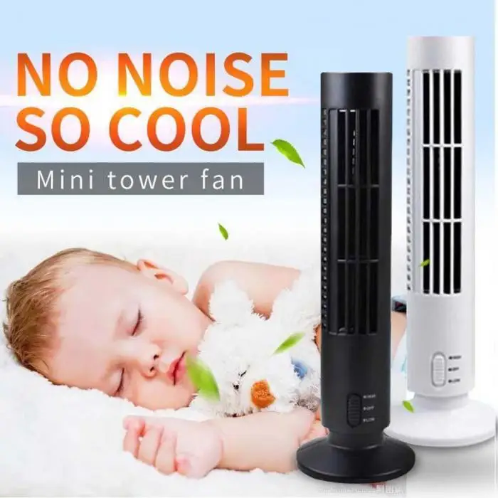 Fashion Useful Mini Portable USB Cooling Air Conditioner Purifier Tower Bladeless Desk Fan for Home Office Room HY99 AU09
