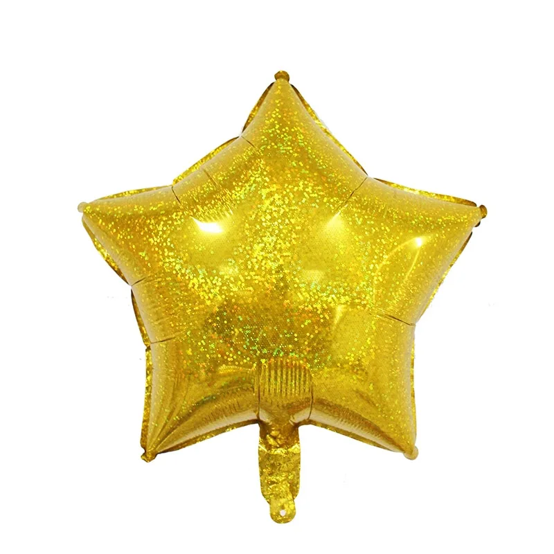 10 шт. 18 дюймов любовь пентаграмма сверкающий шар детский день Свадебный шар лазерный шар в форме звезды декор для вечеринки в честь Дня Рождения