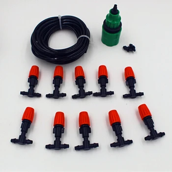 

10m Hose and 20pcs Adjustable Sprinkler Drip Irrigation Automation Mist Water Kiit Garden Irrigation Suit Garden Sprinkler Suit