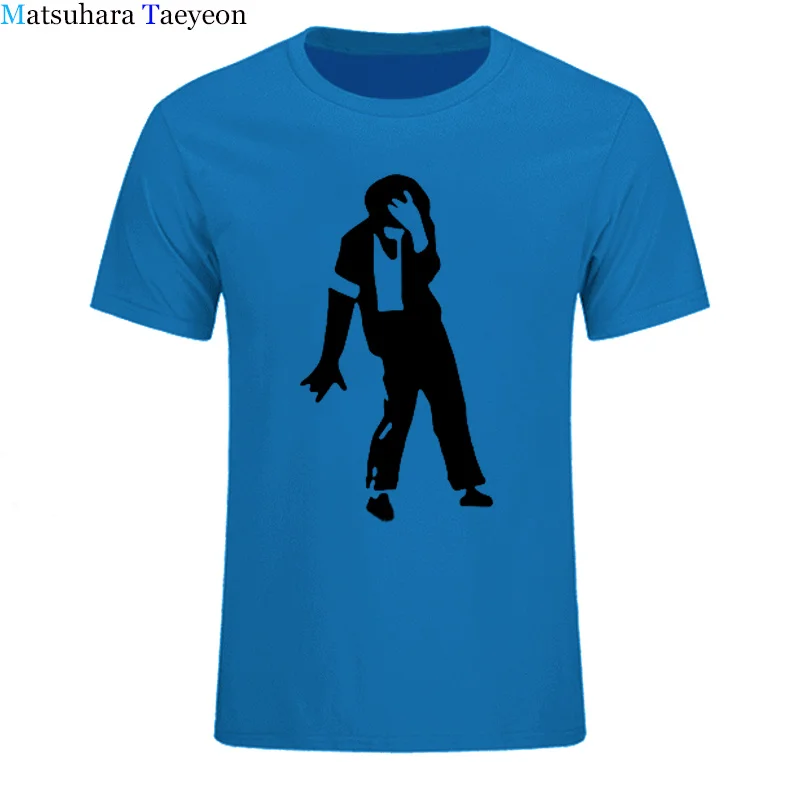 T-shirt musical superstar Men Michael Jackson Summer Style Cotton Short Sleeve T Shirt Funny Tee Mans Clothing t shirt Brand