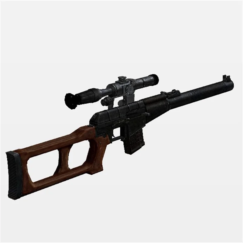 

Paper Sniper rifle Model Toys Handmade 3D DIY material manual creative Party show props tide Home decorate Collection Gift
