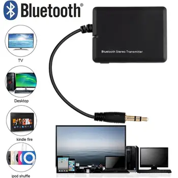 

Bluetooth Transmitter Audio 3.5mm Receiver Transmitter Adapter Stereo for Headphone TV PC Wireless Adapter for Car