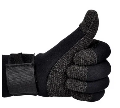 3 ملليمتر النيوبرين تصفح الرياضات المائية السباحة spearfishing الغوص كاملة اصبع قفازات القفازات المضادة للخدش الدفء قفازات مرنة السباحة