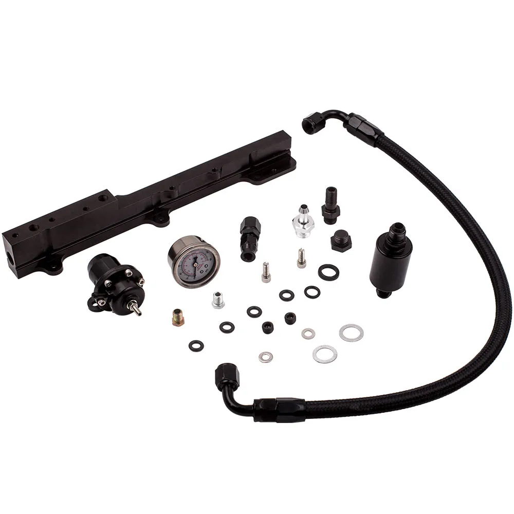 

Fuel Pressure Regulator Gauge Rail Line For Acura/ for Honda Integra Civic Del Sol Si B16A B16A1 B16A2 B16A3 B18C B18C1 B18C5