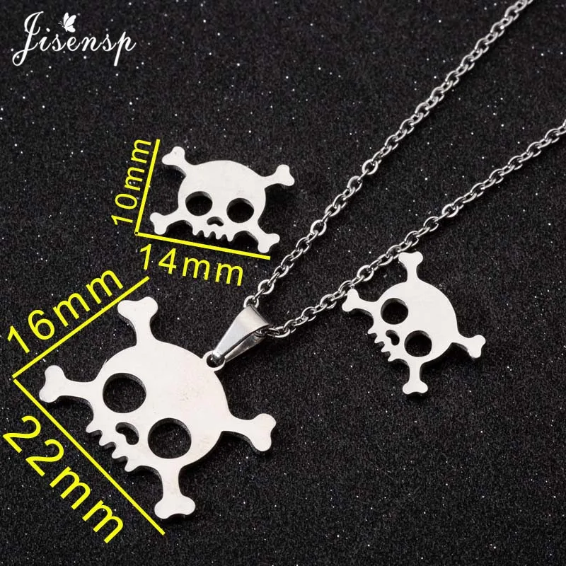 Jisensp Stainless Steel Butterfly Wedding Bridal Jewelry Sets for Women Cactus Pendant Necklace Heart Earring Set joias feminina