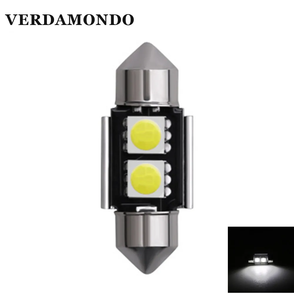 

C5W 31mm 2SMD 36mm 39mm 41mm 3SMD 5050 LED White Car Bulb reading lights Interior Bulb Dome Festoon 3022 Lamp 12V