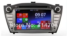 Car Dvd Gps for HYUNDAI TUCSON / IX35 2009-2012 + steering wheel control+ free map+ipod+ phonebook+bluetooth music