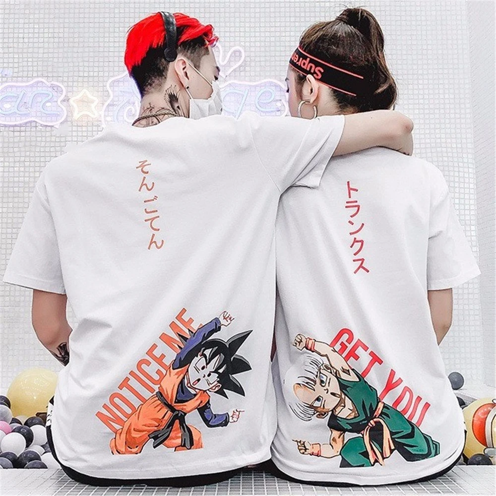 Мужская футболка с рисунком из мультфильма «Драконий жемчуг» Z Son Goten, футболка с принтом, Harajuku Trends, свободная футболка с рисунком из аниме, супер сайян, забавная хлопковая футболка