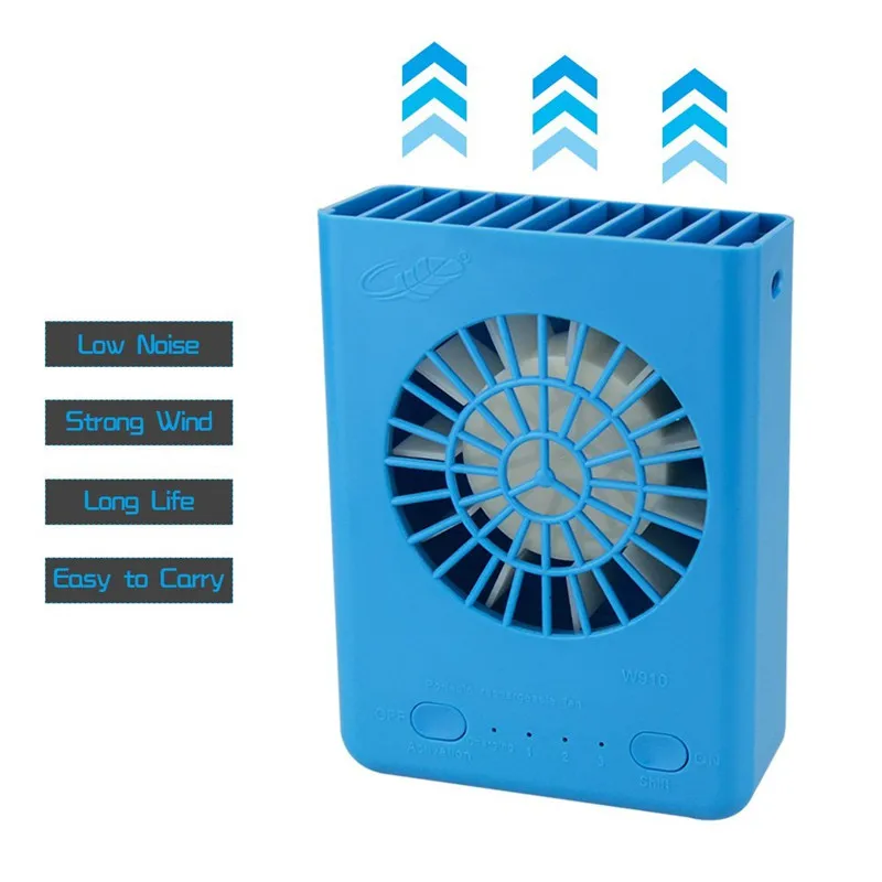 Многофункциональный перезаряжаемый мини-вентилятор 3 скорости портативные переносные вентиляторы для дома и офиса воздушное охлаждение настольный USB вентилятор
