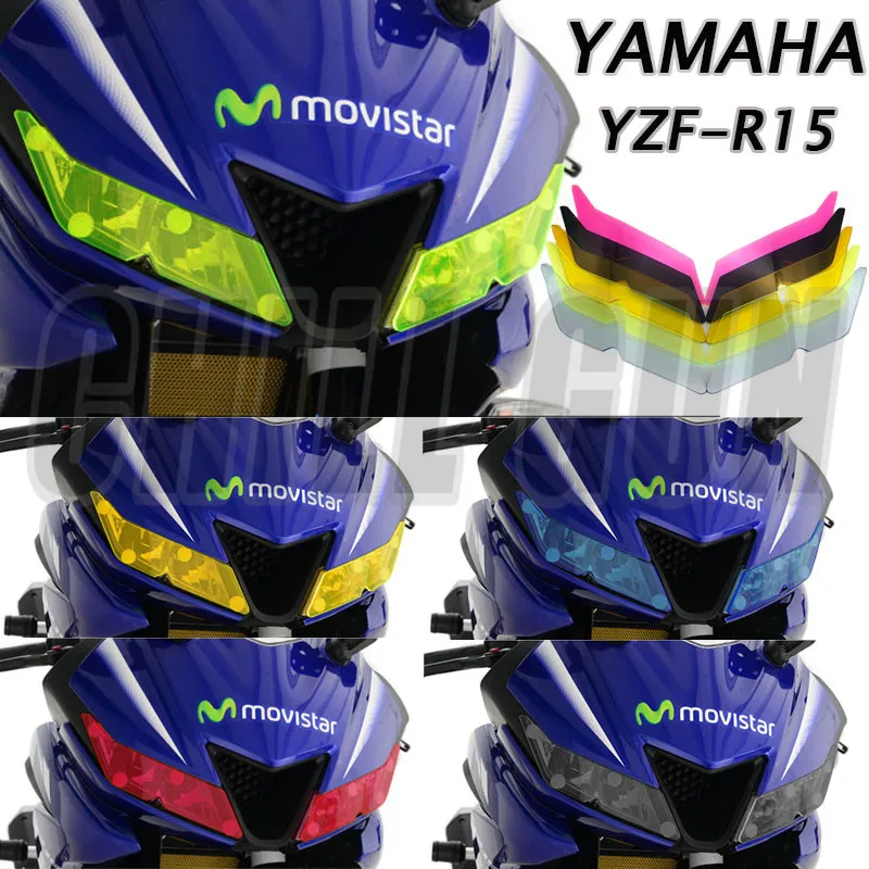 Motorcycle Headlamp Shield Headlight Protector Screen Protective Cover Abs For Yamaha Yzf R15 V3 Yzf R15 V3 0 Vva 2017 2019 Covers Ornamental Mouldings Aliexpress