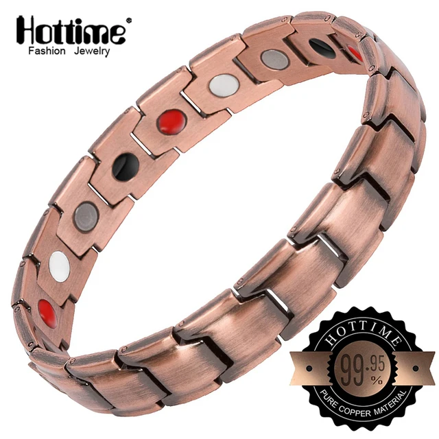 Hottime Elegant Pure Copper Magnetic Therapy Bracelet Pain Relief Hottime Elegant Pure Copper Magnetic Therapy Bracelet Pain Relief For Arthritis And Carpal Tunnel Healing Men S