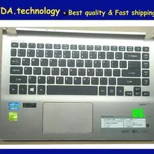 Wellendorff Geniune Топ чехол для acer Aspire V5-472 V5-473 V5-473g V7-482PG palmrest верхняя крышка клавиатура серебро