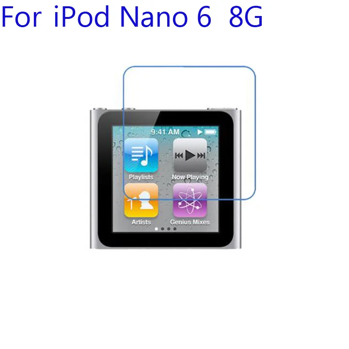 10 шт./лот мягкие Экран Защитные пленки для Apple Ipod Nano 6 ЖК-дисплей прозрачный/матовый/Nano Anti-Explosion защитный плёнки для ipod Nano 5 MP3 - Цвет: ipod Nano 6