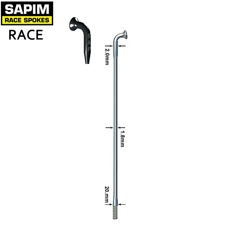 Sapim Black Laser Bmx Racing 212mm Spokes Double Butted 14/17 Quantity 32 Sapim Black Laser Bmx Racing 212mm Spokes Double Butted 14/17 Quantity 32