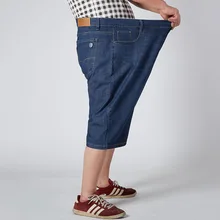 Большие размеры 30-52 летние мужские шорты прямые до колена на молнии джинсовые шорты модные дизайнерские хлопковые джинсы мужские повседневные шорты