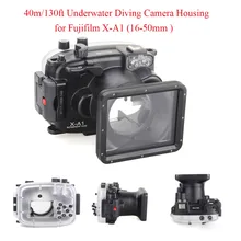 Meikon 40m/130ft Underwater Diving Camera Housing for Fujifilm X-A1 (16-50mm ),Camera Waterproof Underwater housing Case,Bag