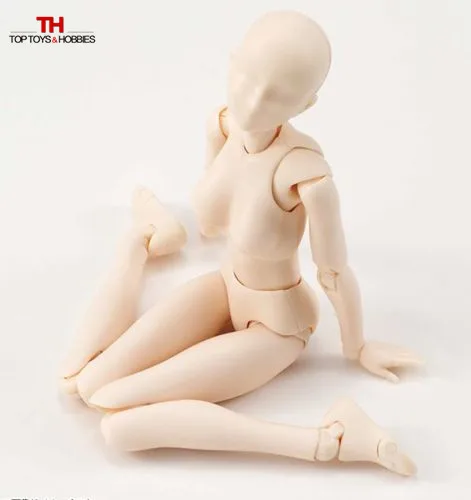 2pcs/lot S.H.Figuarts SHF Chan & Kun Male Female Body Movebale 30 Ponits Action Figure W Hands Model Collections Brinquedos Toys