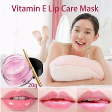 Витамин Е ночное масло увлажняющее маска для губ Спящая увлажнение губ крем для губ принт выцветания пленка